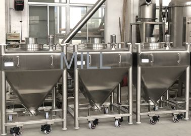 comprare Trasportatore mobile di vuoto del recipiente della polvere di vuoto di IBC per l'acciaio inossidabile del miscelatore del recipiente della polvere online manufacture