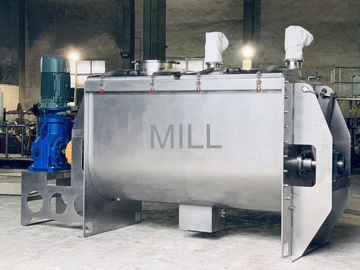 Elaborazione orizzontale della medicina del miscelatore del nastro della polvere dell'acciaio inossidabile del doppio commerciale del miscelatore