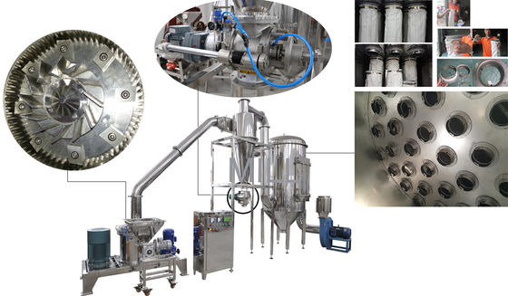 Asciughi la smerigliatrice Machine della manioca della polvere 2000rpm 10mm