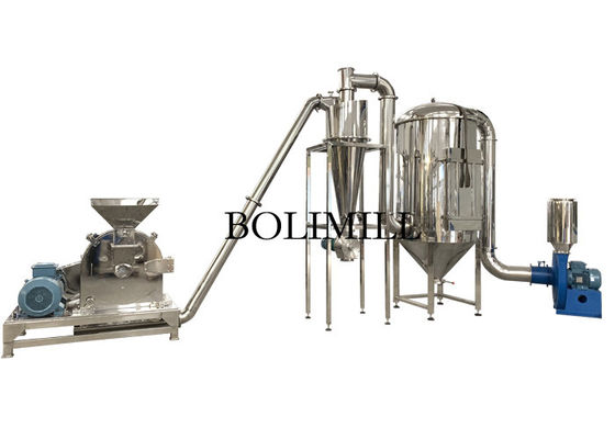 Macchina per la frantumazione fine asciutta della polvere della manioca 1400rpm 100kg/H